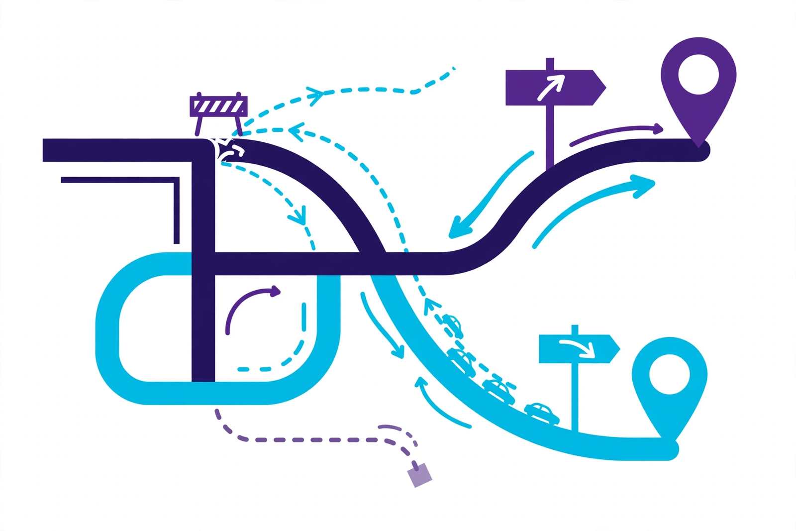 Redirect map sending visitors from old URLs to new pages