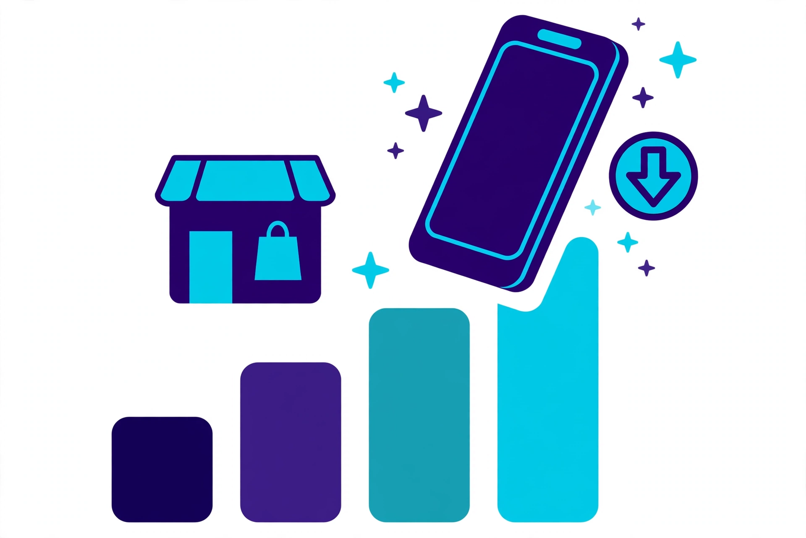 App store optimization agency illustration