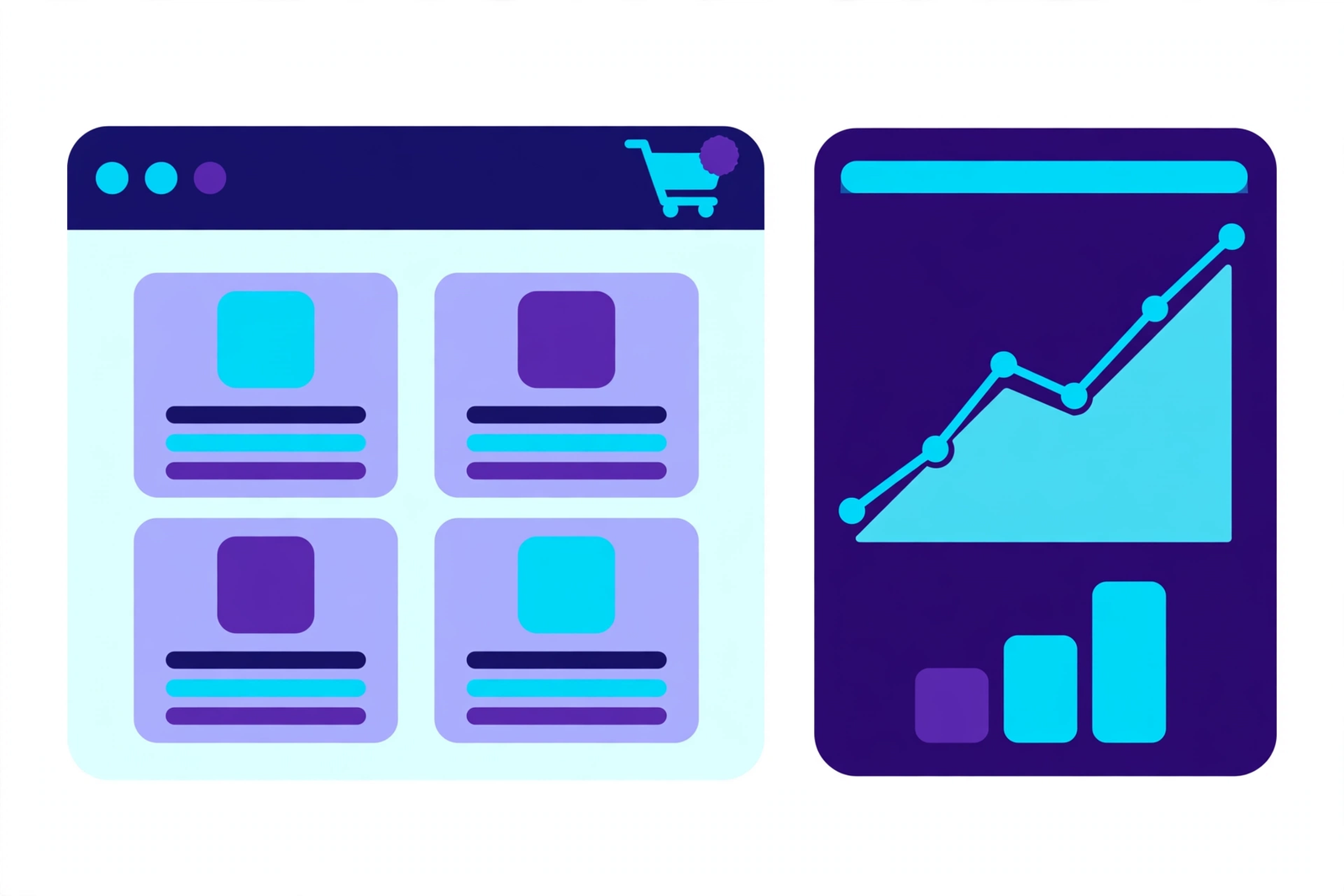 Ecommerce SEO services illustration