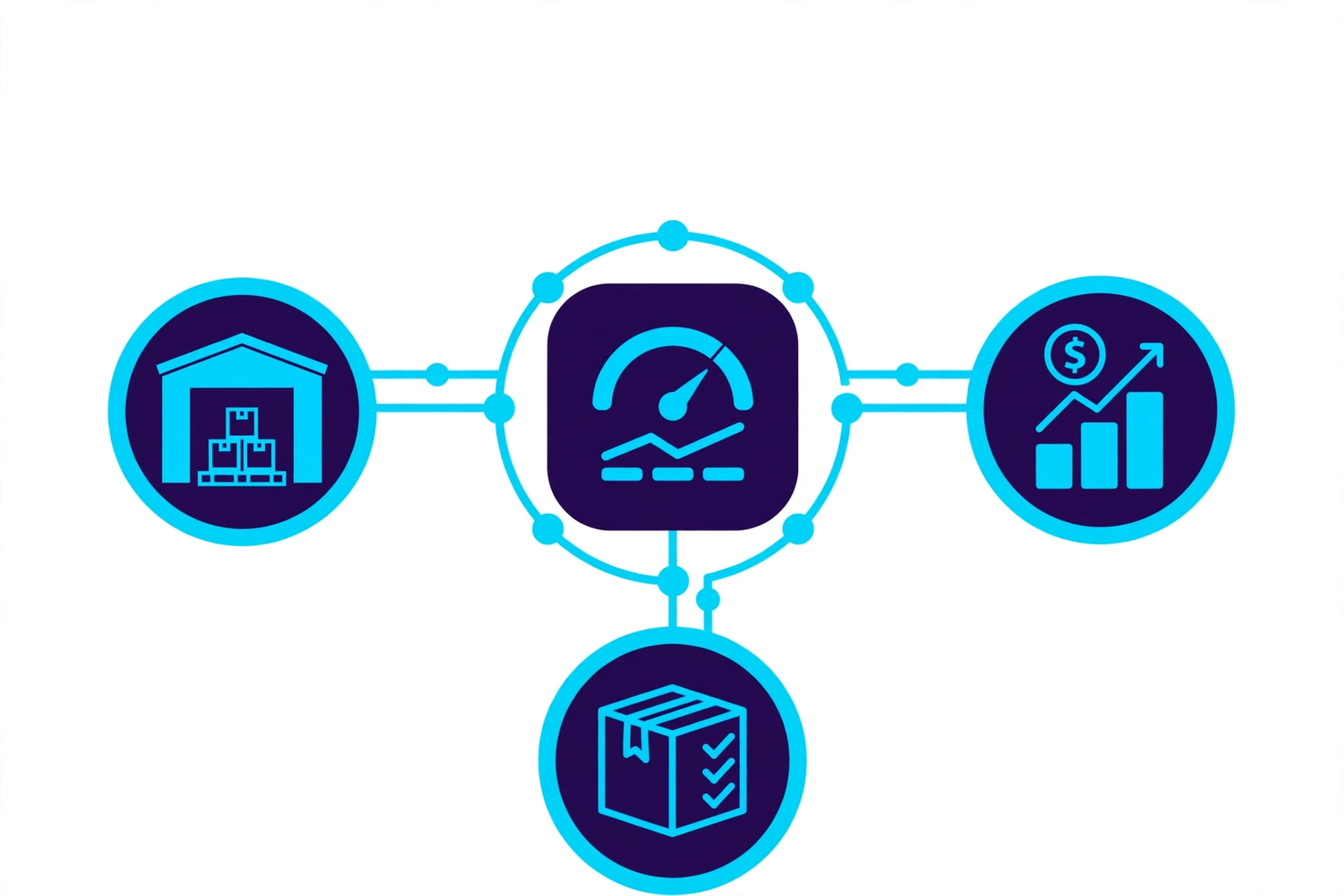 ERP system development illustration