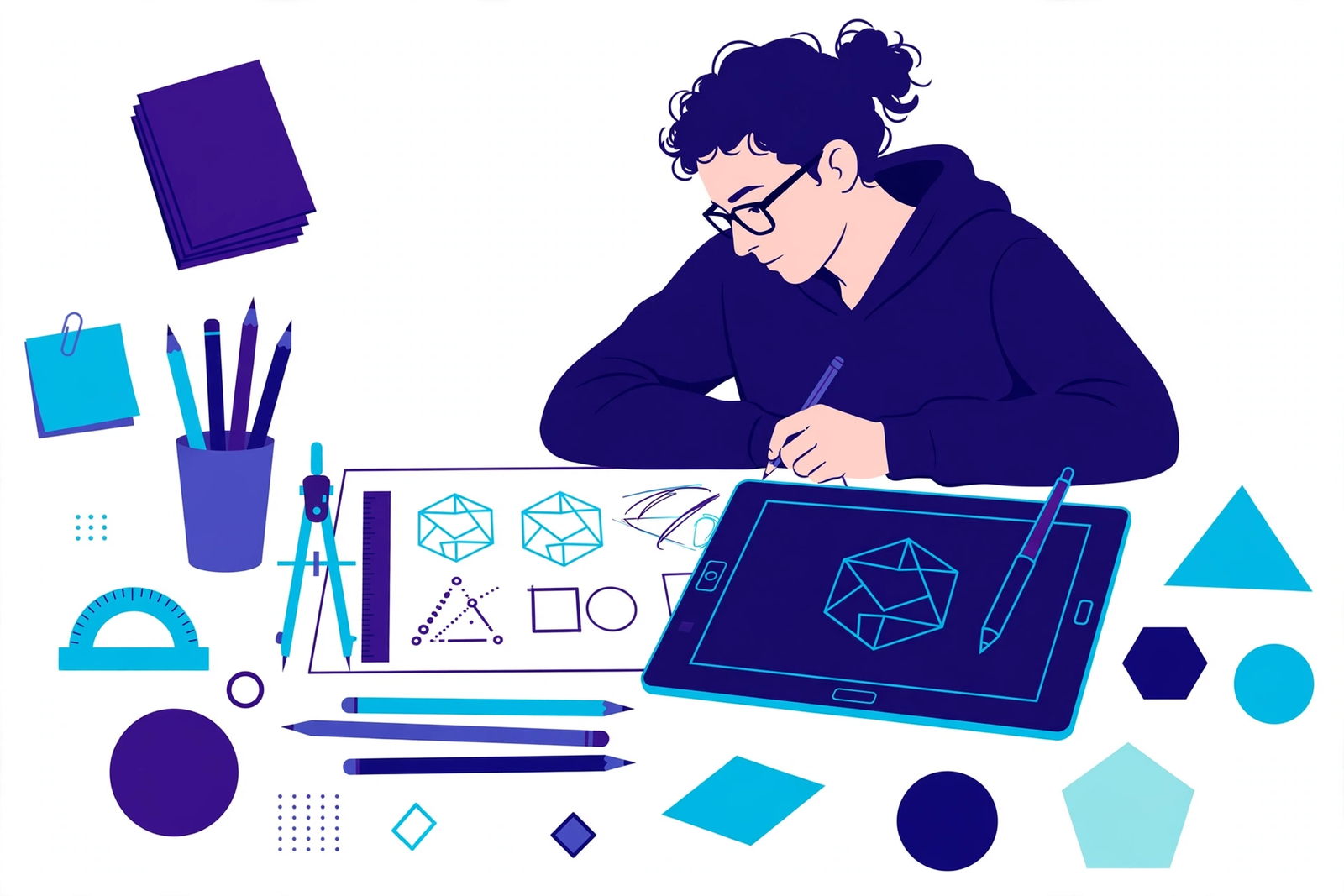 Logo design illustration