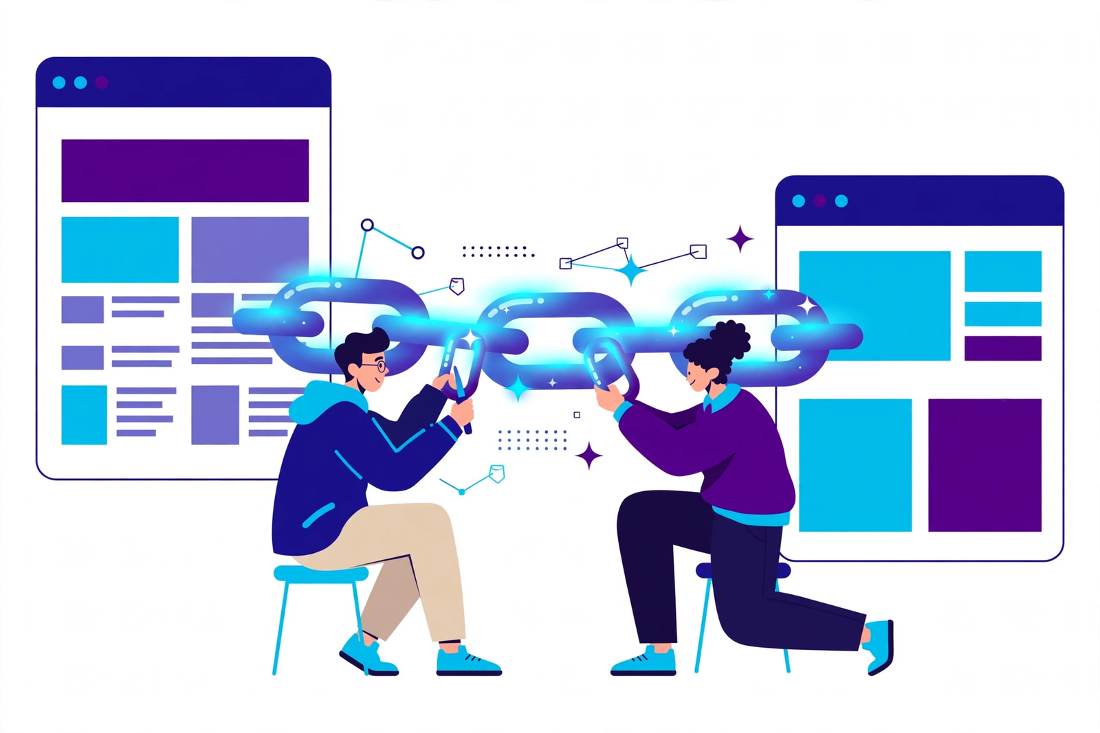 Off-page SEO consultancy illustration